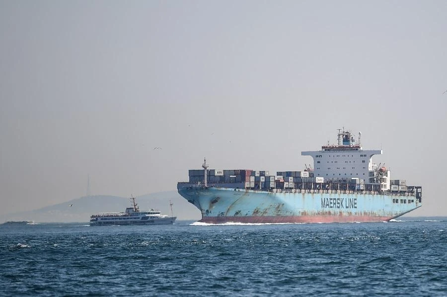 The vessel, which was carrying coal and had 13 crew members on board, was heading to Samsun from the Russian port of Azov. (File/AFP)