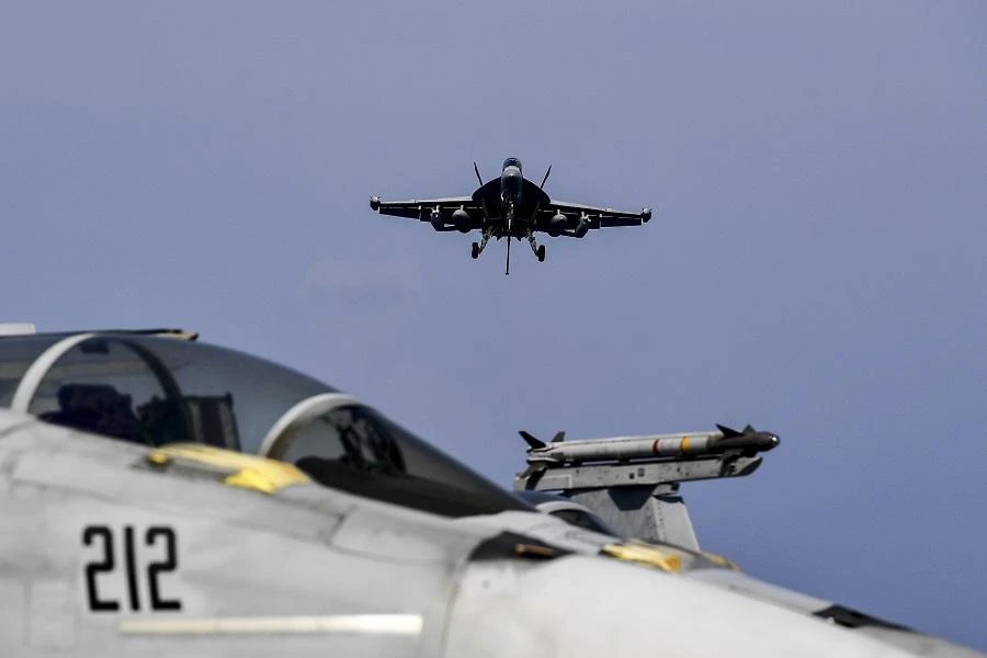 Tuesday’s bombardment of the village of Shaafa in Deir Ezzor province came a day after a war monitoring group said nearly two-dozen US-backed fighters were killed in the area. (File/AFP)