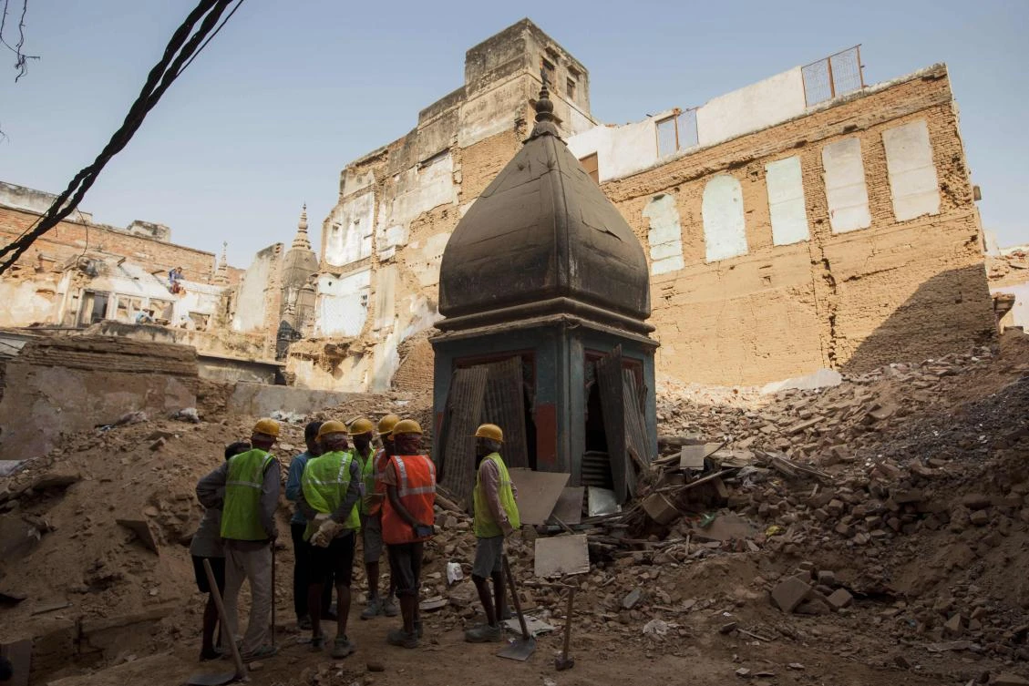 Some 300 homes have been earmarked for demolition. (AFP)