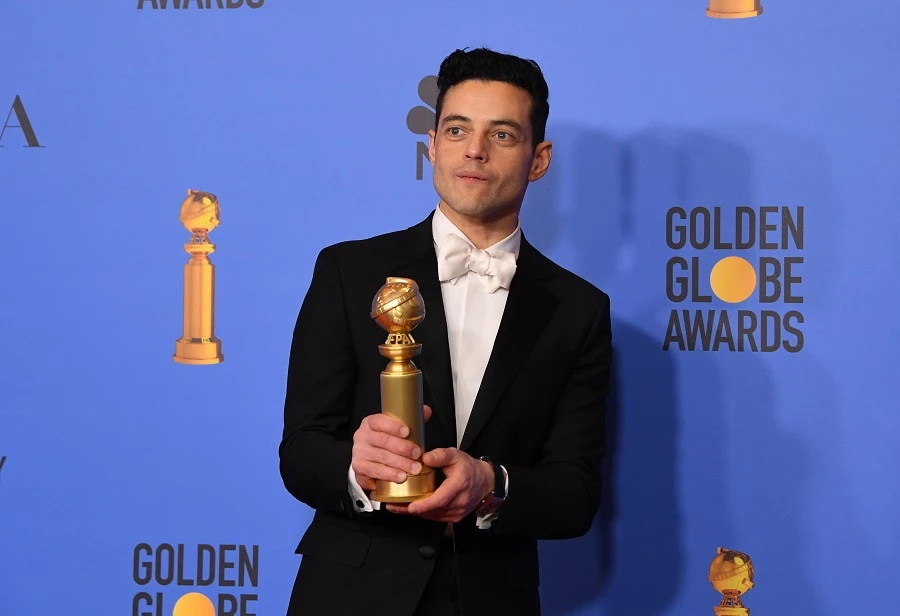 Rami Malek portrayed Queen front man Freddie Mercury in the biopic “Bohemian Rhapsody.” (AFP)