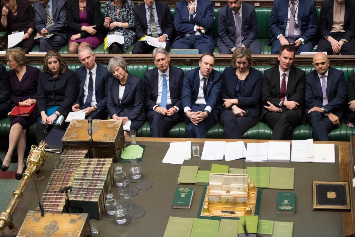 The British parliament was committed to stopping a no-deal Brexit. (AFP)