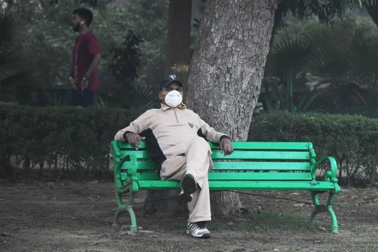 Toxic air was responsible for 1.24 million premature deaths in India in 2017 according to a study published last year in Lancet Planetary Health. (AFP)