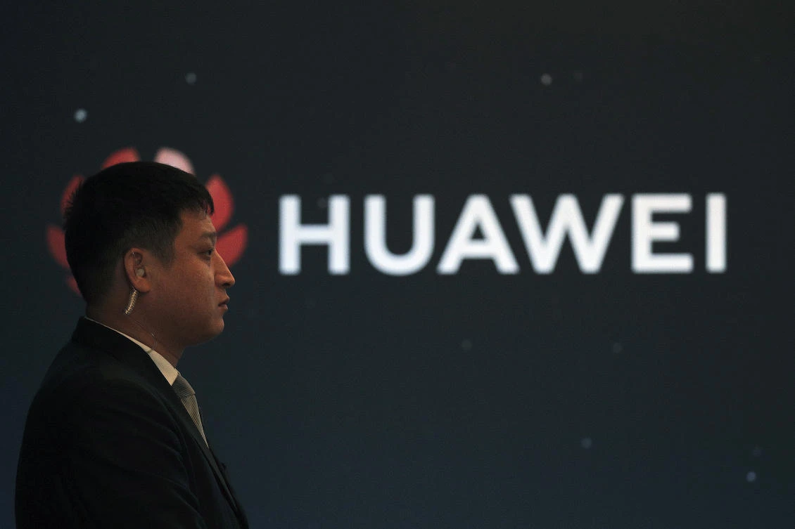 Huawei, the world’s biggest producer of telecoms equipment, faces intense scrutiny in the West over its relationship with the Chinese government. (AP)