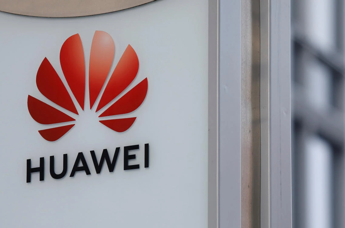 Logo of Huawei is seen in front of the local offices of Huawei in Warsaw, Poland January 11, 2019. (Reuters)