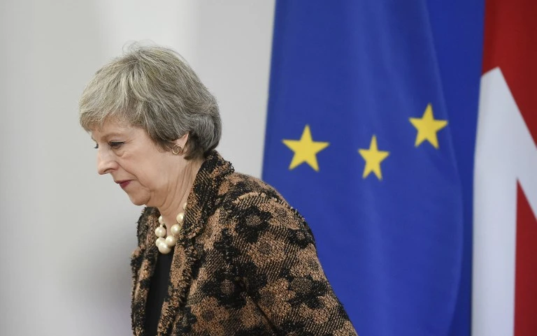 British Prime Minister Theresa May said lawmakers must not let down the people who voted for Brexit. (AFP)