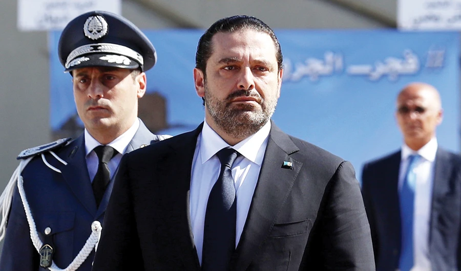 PM-designate Saad Hariri is set to meet the visiting US officials in Beirut on the growing threat posed by Hezbollah. (AP)