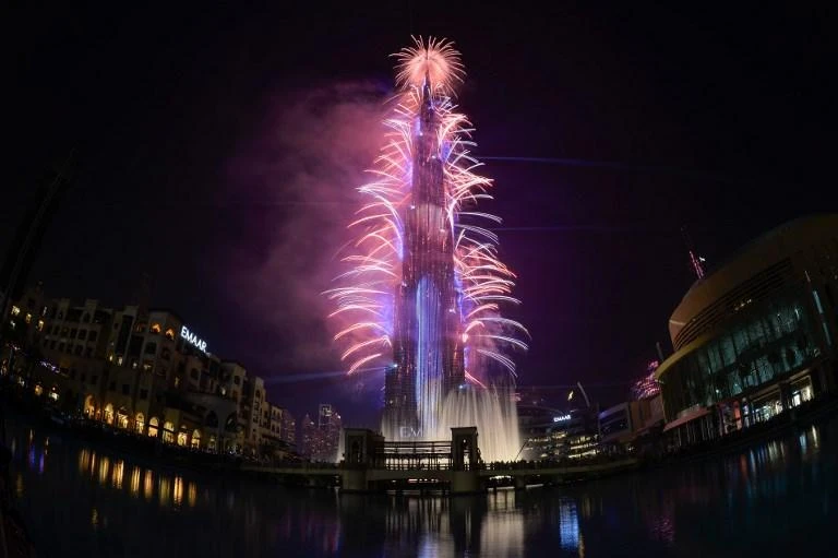 New Year’s Eve is one of the busiest for Dubai hotels, and rooms are usually sold out despite higher posted rates as hoteliers take advantage of the increased demand. (AFP)