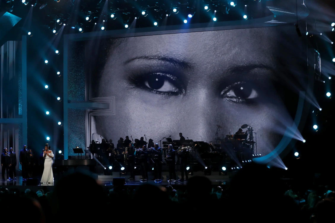 Aretha Franklin honored with star-studded tribute concert