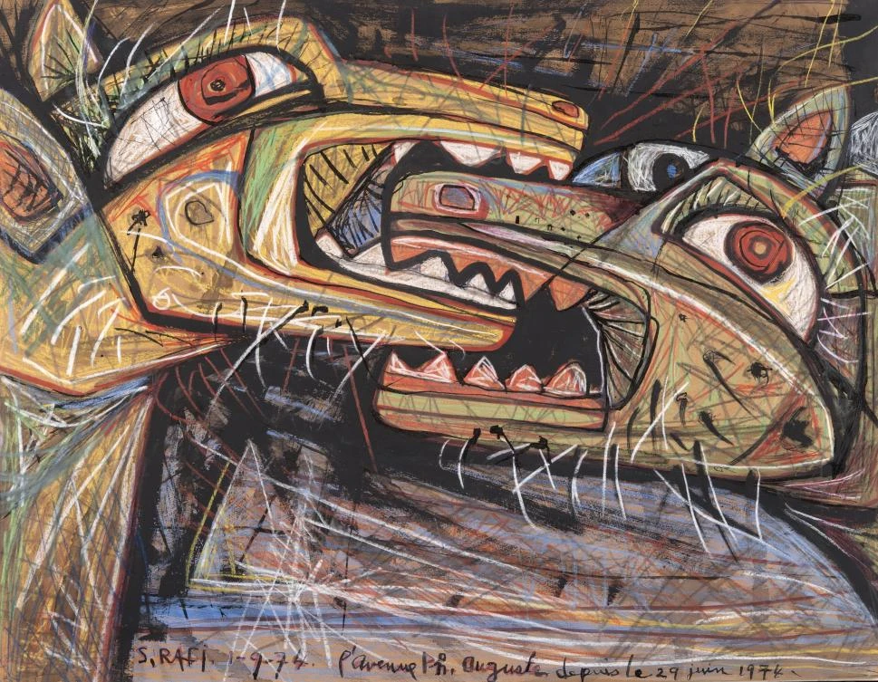 A piece by Egyptian artist Samir Rafi. Green Art Gallery. (Supplied)