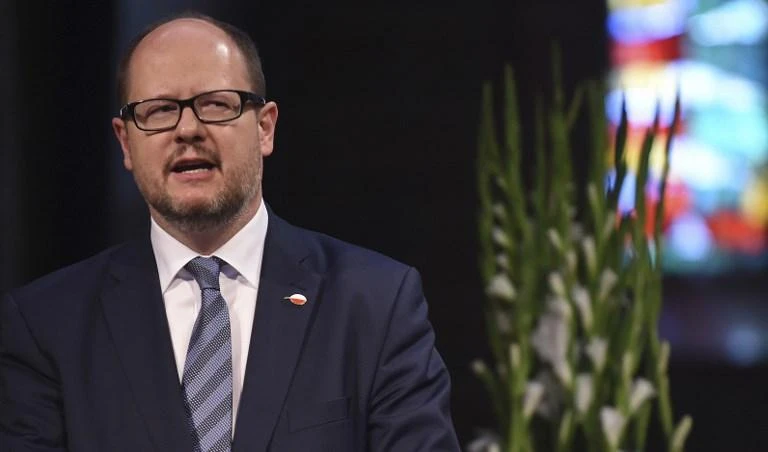 Pawel Adamowicz, above, was a member of the Civic Platform party until 2015. (AFP)