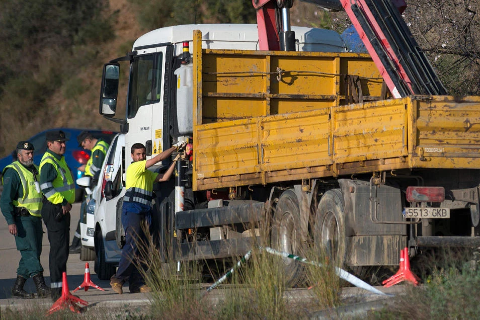 Spanish emergency services working to rescue toddler trapped in well