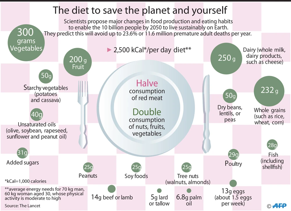 Human diet causing ‘catastrophic’ damage to planet: study