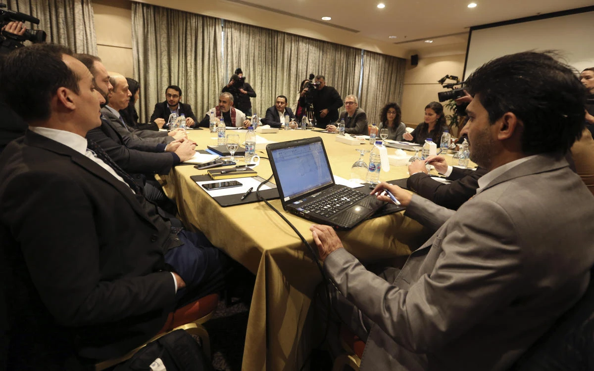 Delegates from the Iran-aligned Houthi movement and the Saudi-backed Yemeni government met in the Jordanian capital to discuss the swap. (AP/Raad Adayleh)