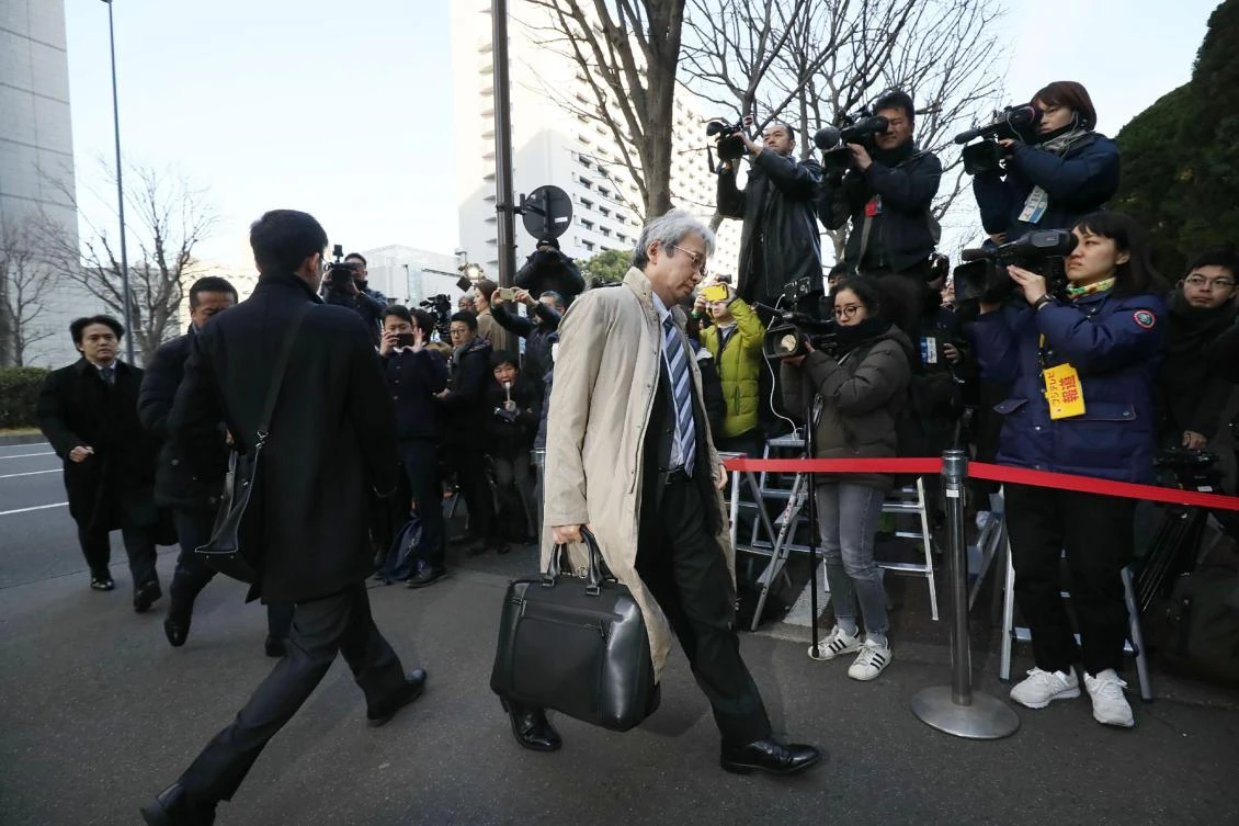 Motonari Otsuru, chief lawyer of former Nissan chairman Carlos Ghosn appealed the decision of the Japanese court against bail. (File/AFP)