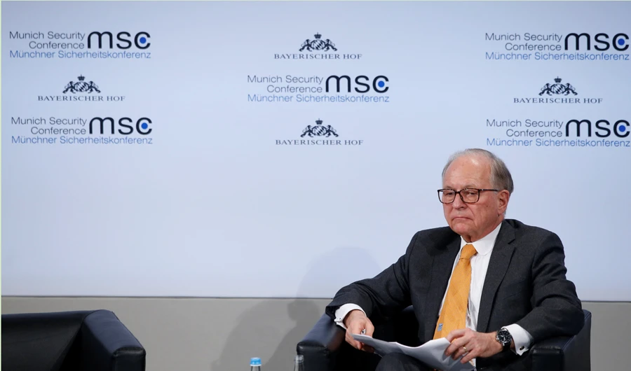 Wolfgang Ischinger attends the Munich Security Conference. (Reuters)