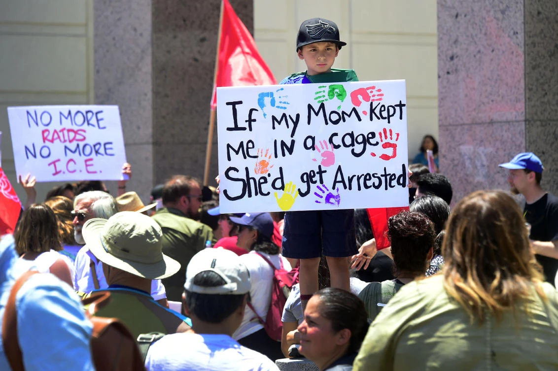 Border officials were told to strip children from their parents to be sent to camps run by the HHS’ Office of Refugee Resettlement, eventually to be placed in US relatives’ homes. (File/AFP)
