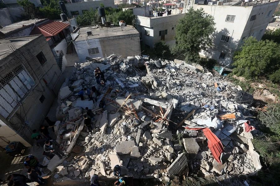 Israel has a policy of demolishing the homes of Palestinians accused of deadly attacks against Israelis, saying it acts as a deterrent. (File/AFP)