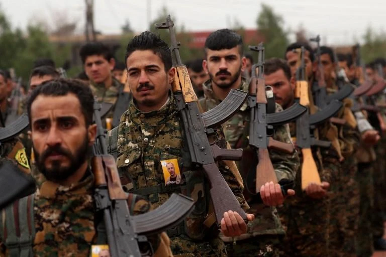 The Kurdish-led Syrian Democratic Forces has intensified its offensive against the Daesh group in eastern Syria. (AFP)