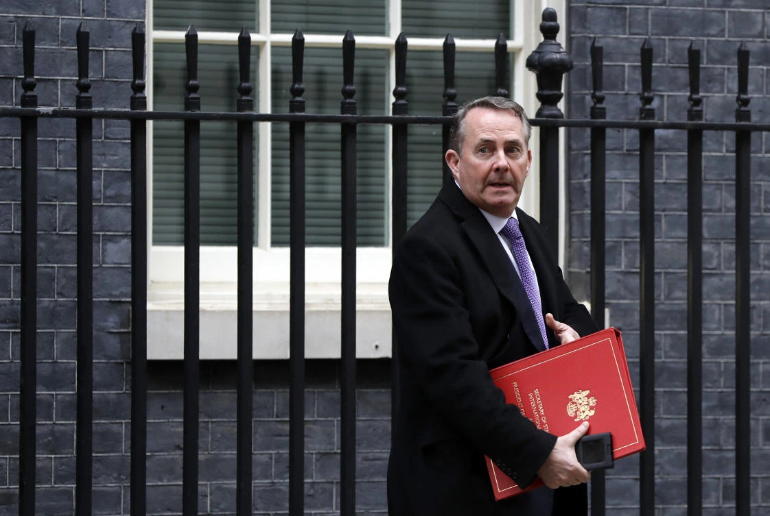 Trade Minister Liam Fox, a Brexit supporter, said Prime Minister Theresa May’s divorce agreement with the EU was still the best basis for a deal. (AP)