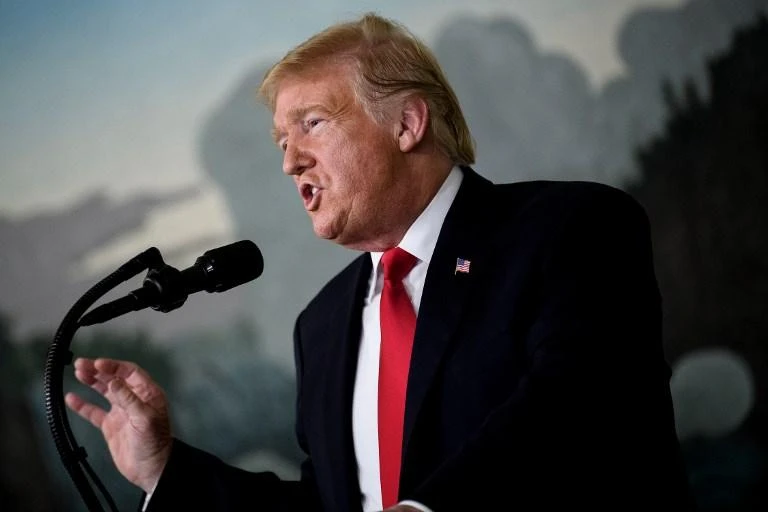 Conservatives accused the US President Donald Trump, above, of embracing the “amnesty” for illegal immigrants in the country. (AFP)