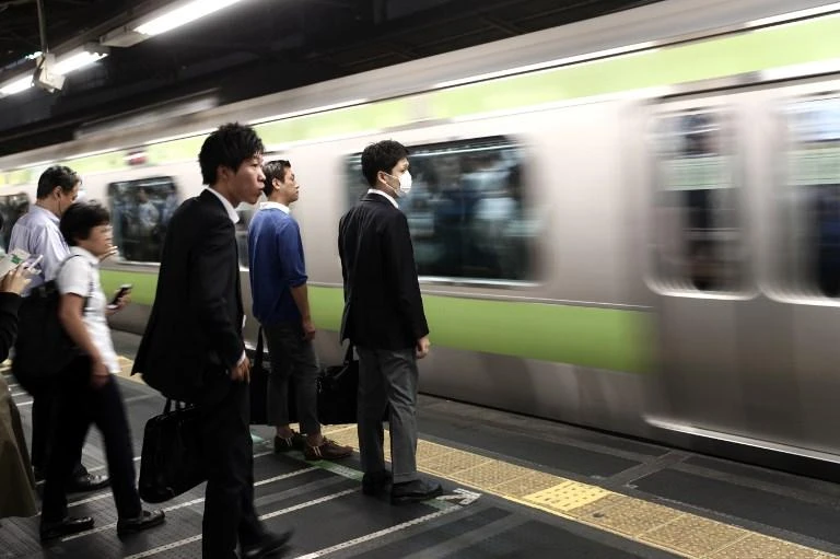 Around 7.2 million people use Tokyo’s mammoth metro system every day, with some lines suffering notorious crowding during commuting hours. (AFP)