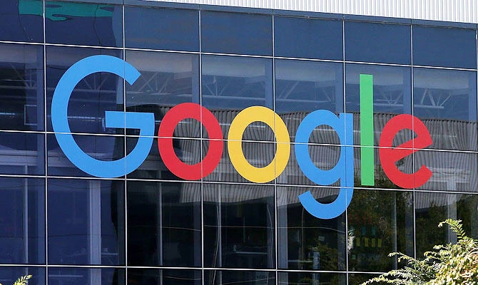 In this file photo taken on September 2, 2015 The Google logo is displayed at the Google headquarters in Mountain View, California. (AFP)