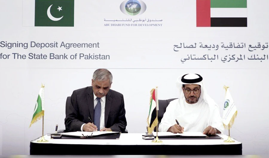 UAE’s ADFD formalizes $3 billion deposit to state bank of Pakistan