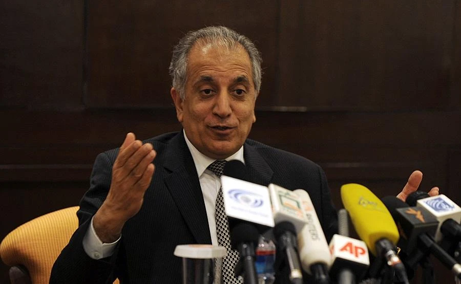 The US said Tuesday it had resumed talks with the insurgents in Qatar, where special envoy Zalmay Khalilzad was meeting Taliban representatives. (File/AFP)