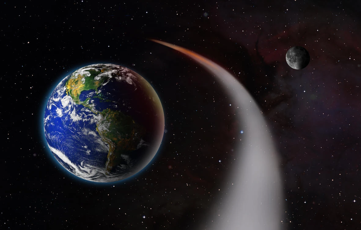 Reports on social media of an asteroid collision at the beginning of February have been dismissed as rumors. (Shutterstock/NASA)