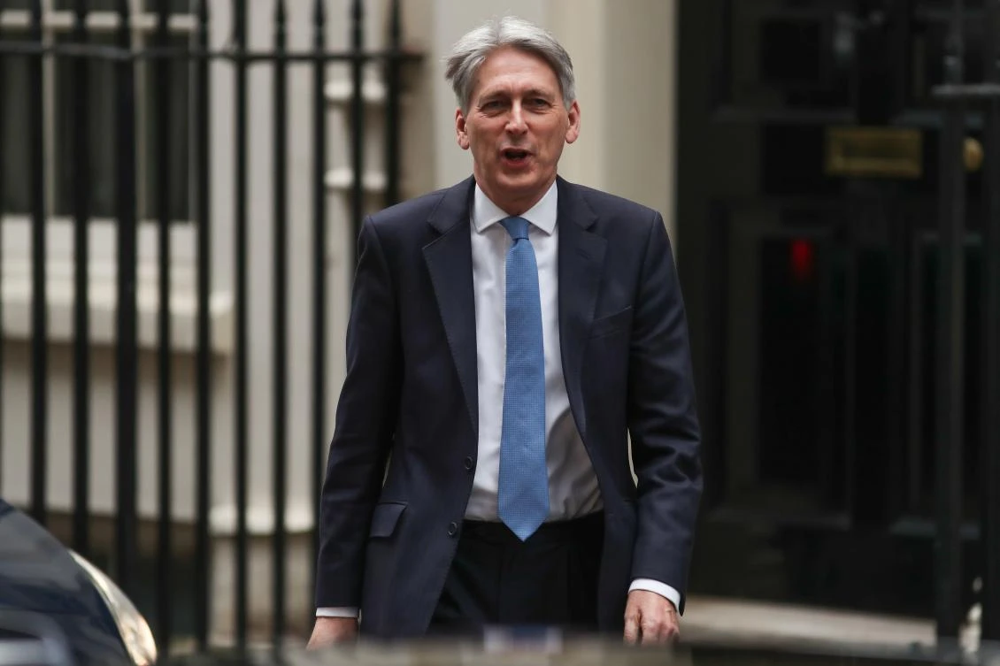 UK finance minister Hammond pulls out of event
