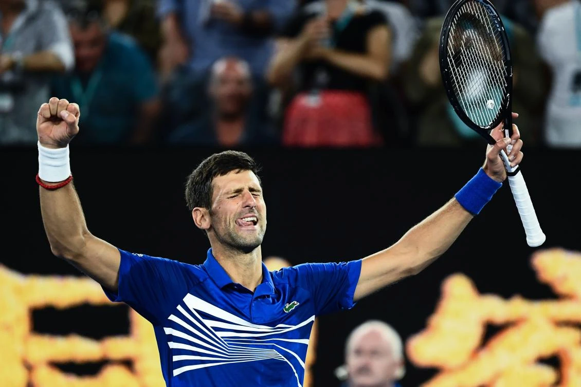 Djokovic is in to his seventh Aussie Open final, he is yet to lose one. (AFP)