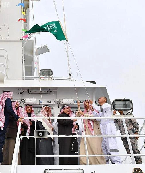Saudi scientific research vessel ‘Najil’ launched in Jubail