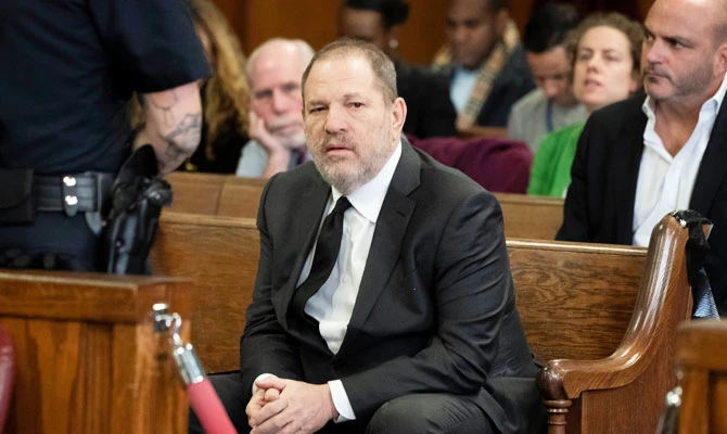 Film producer Harvey Weinstein attends a hearing in New York State Supreme Court in the Manhattan borough of New York City, New York, U.S., January 25, 2019. (REUTERS)