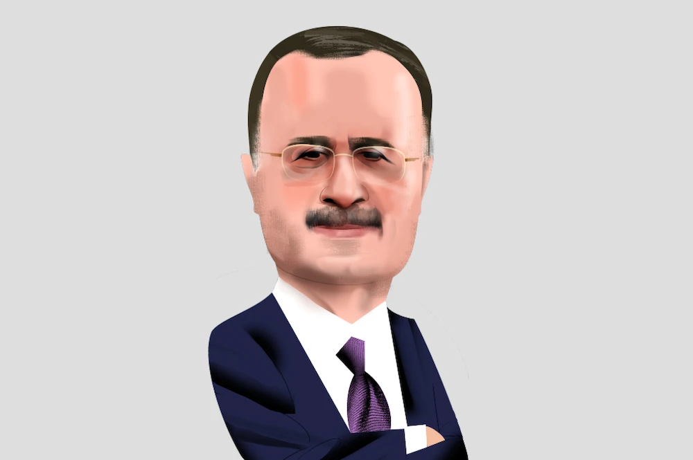 Amin Nasser, the president and CEO of Saudi Aramco, had a busy few days at last week’s World Economic Forum (WEF) annual meeting in Davos. (Illustration: Luis Grañena)