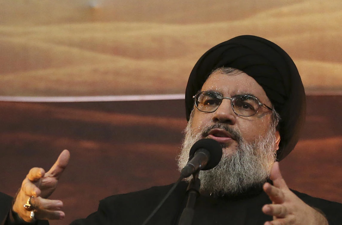 Hassan Nasrallah, the chief of Lebanon’s Hezbollah movement, did not discount the possibility of a retaliation in the form of air strikes on Tel Aviv. (AP)