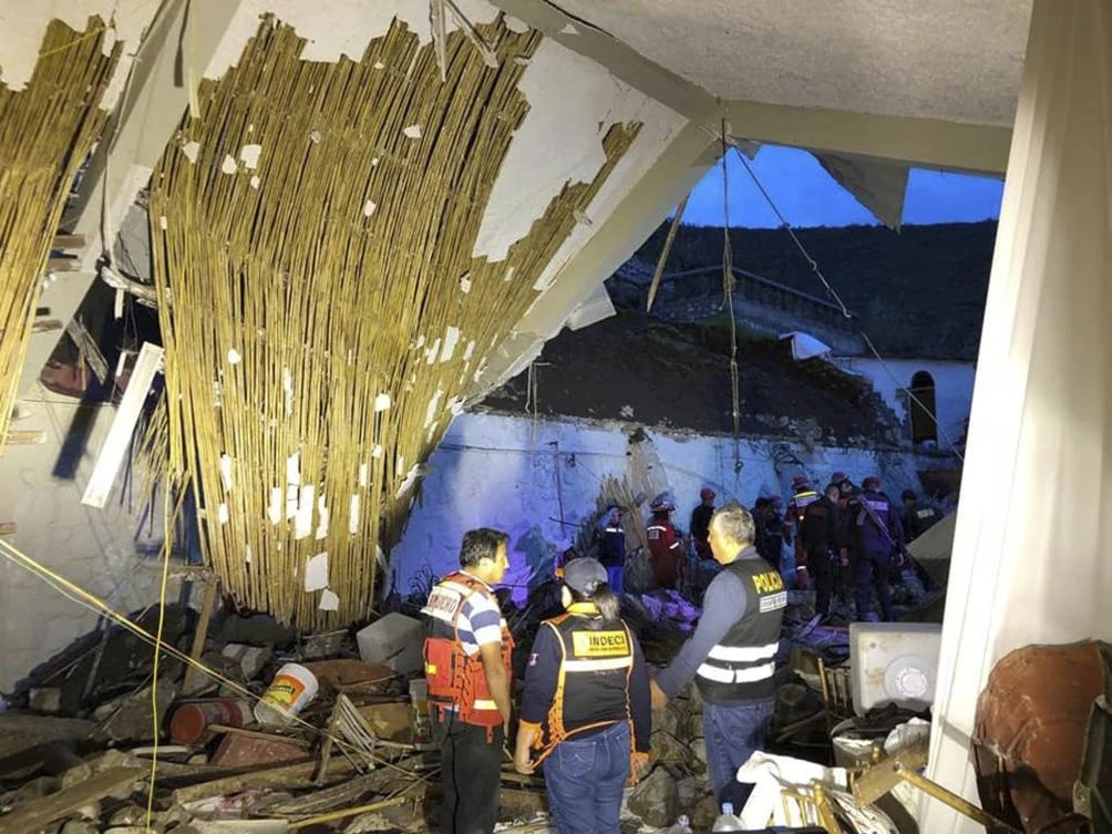 At least 15 dead in mudslide at hotel in Peru: Authorities