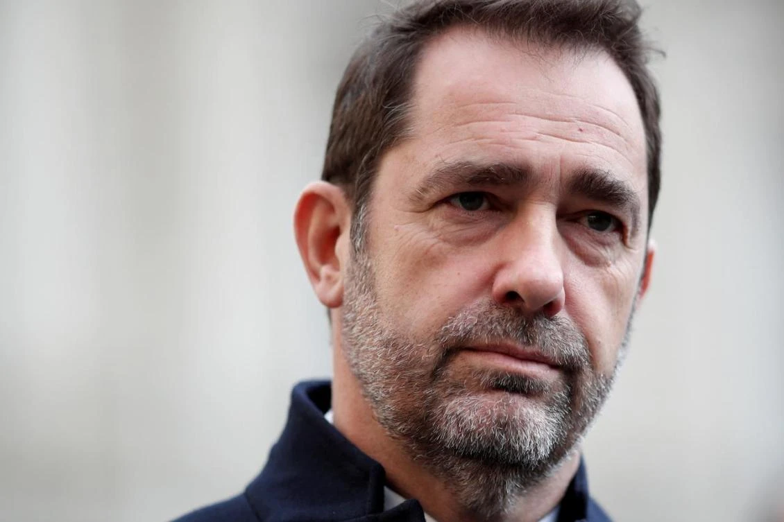 French Interior Minister Christophe Castaner attends a ceremony at the Police Prefecture in Paris, France, December 20, 2018. (Reuters)