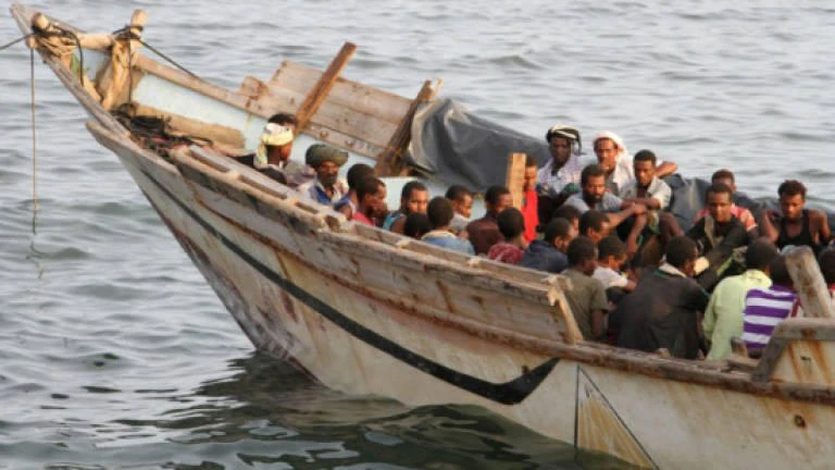 130 people are missing off the coast of Djibouti after two boats carrying migrants capsized. (AFP)