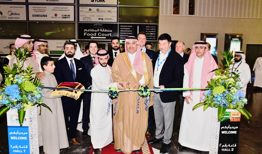 The HVACR Expo Saudi was inaugurated by Mansour Al-Shathri, vice chairman of the Riyadh Chamber of Commerce and Industry.