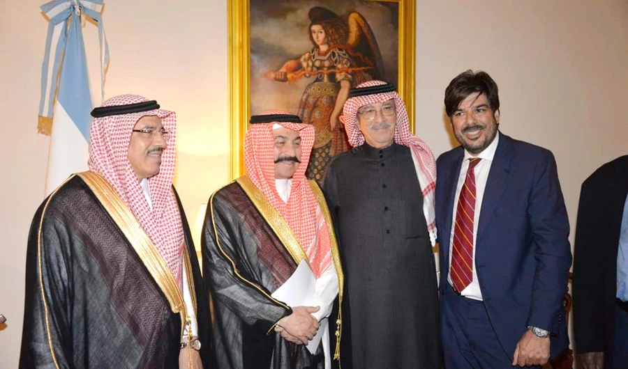 The award was given during a ceremony at Argentine Ambassador Marcelo Gilardoni’s house in Riyadh on Monday.