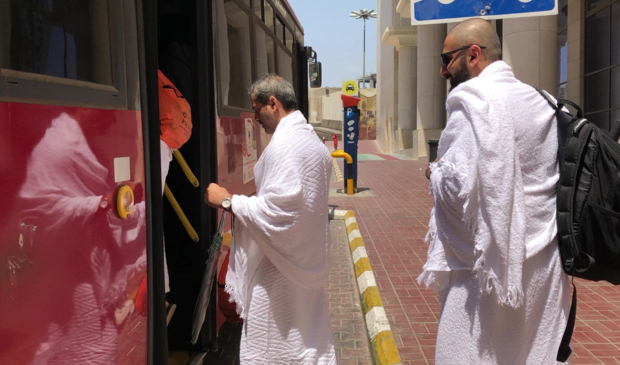 Transport between the holy sites is key to the pilgramage. (AN photo)