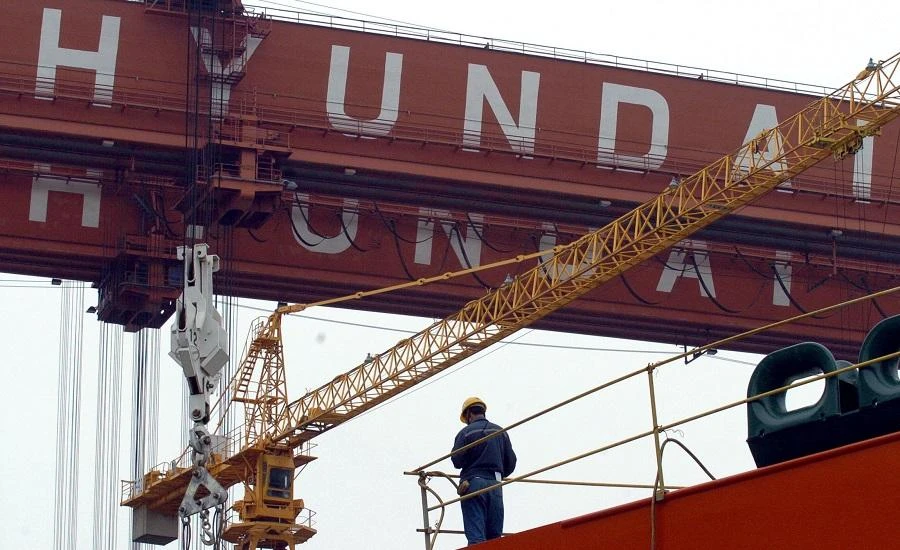 Year after year, the top three shipbuilders churned out enormous cargo ships, oil tankers and offshore drilling rigs for shipping firms and energy giants around the world. (File/AFP)