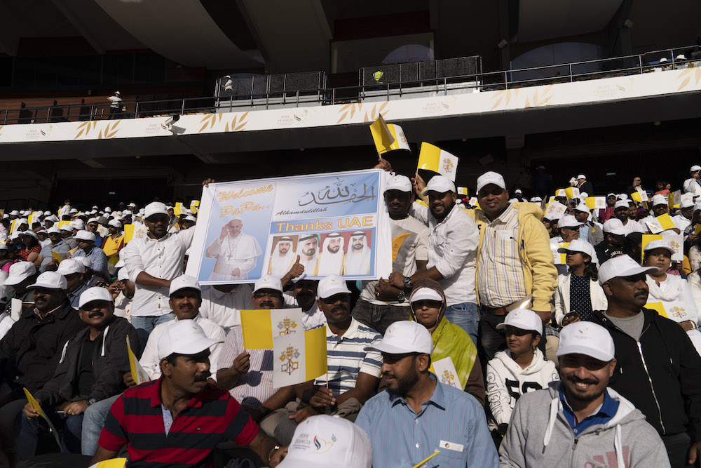 Catholics from the UAE's many communities attended the mass. (AN Photo/Ziyad Alarfaj)