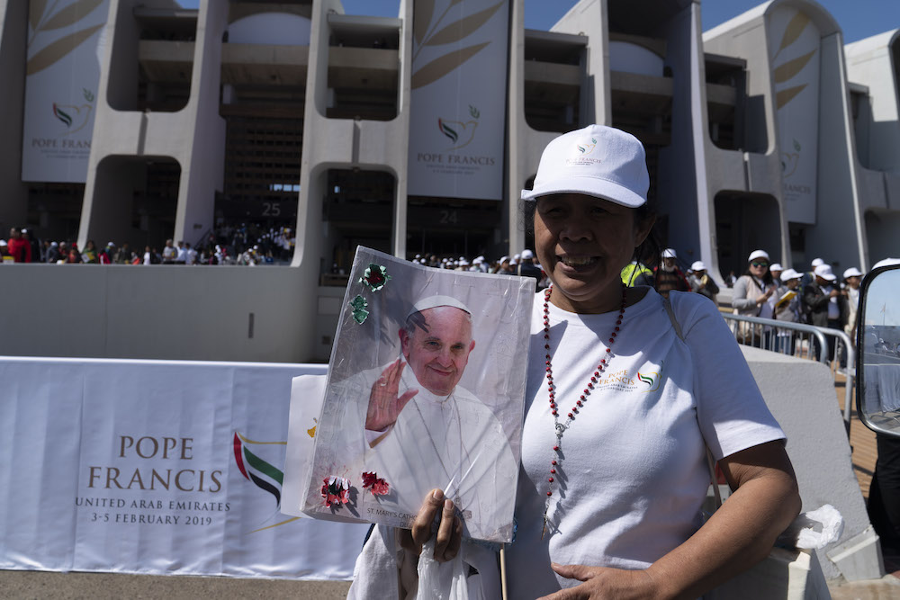For many it was a once in a lifetime opportunity to see the head of the Catholic church in person. (AN Photo/Ziyad Alarfaj)