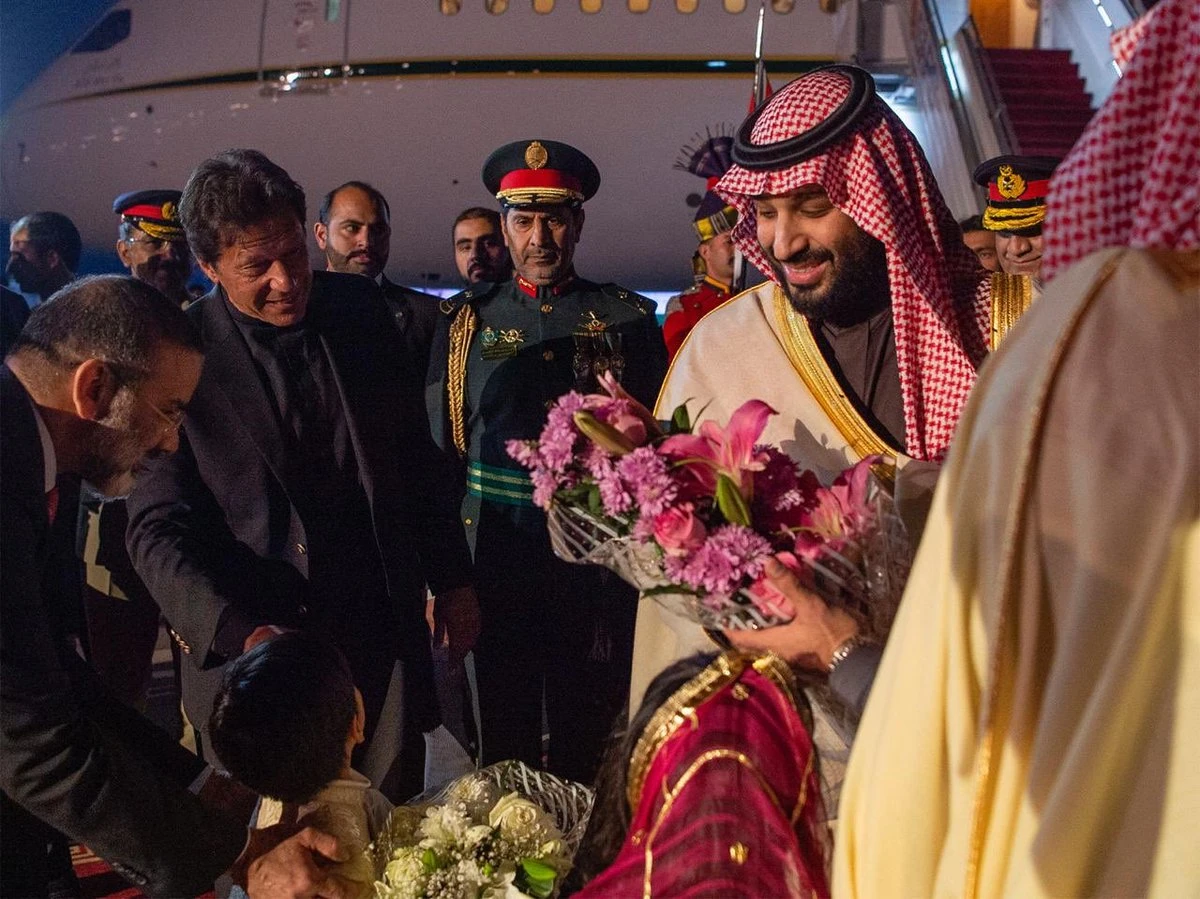 Saudi Crown Prince Mohammed bin Salman in Pakistan