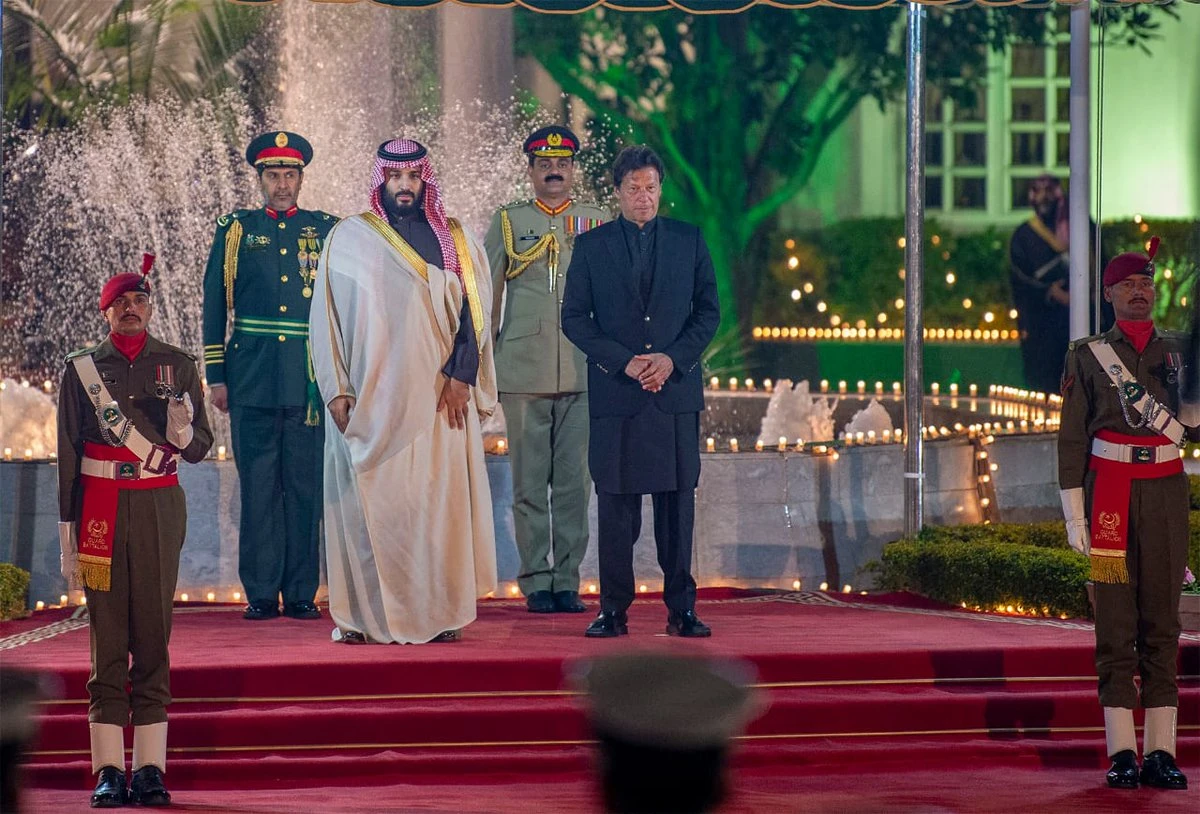 Saudi Crown Prince Mohammed bin Salman in Pakistan