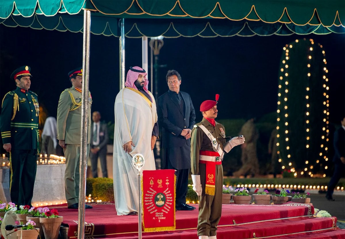Saudi Crown Prince Mohammed bin Salman in Pakistan