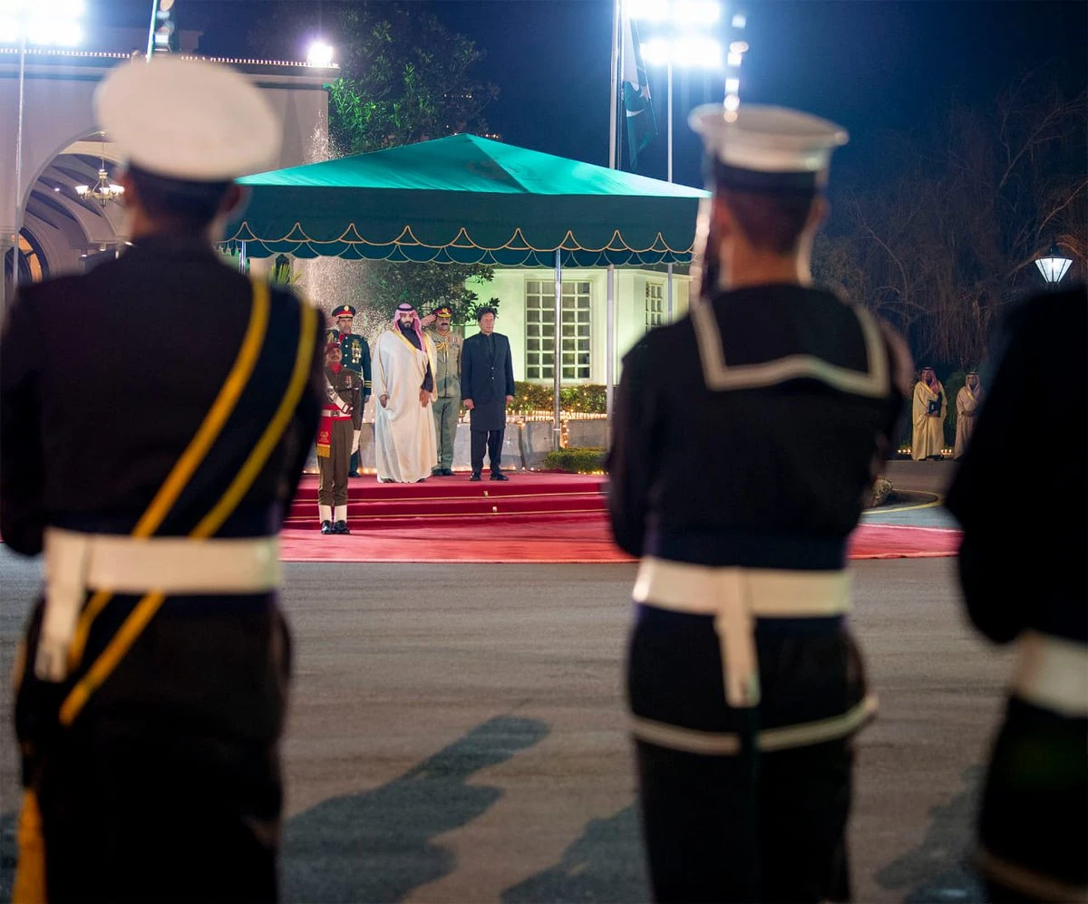 Saudi Crown Prince Mohammed bin Salman in Pakistan