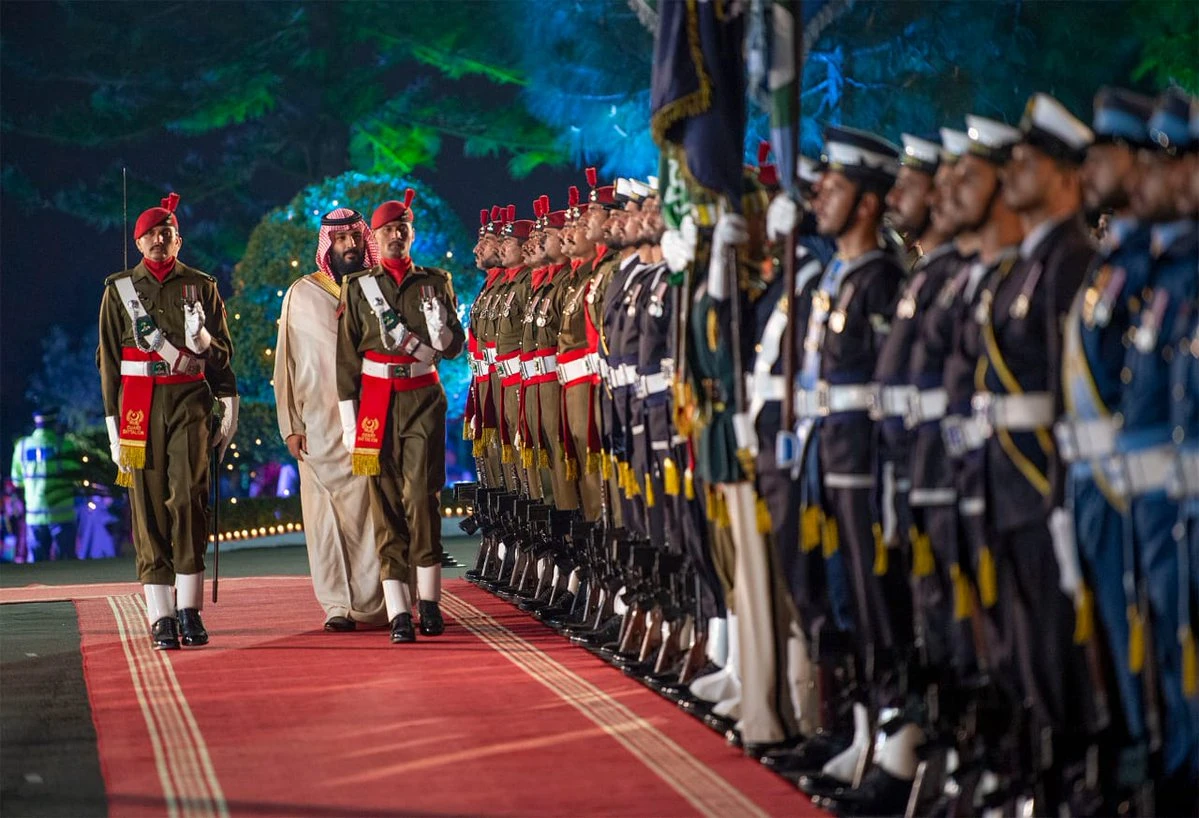 Saudi Crown Prince Mohammed bin Salman in Pakistan