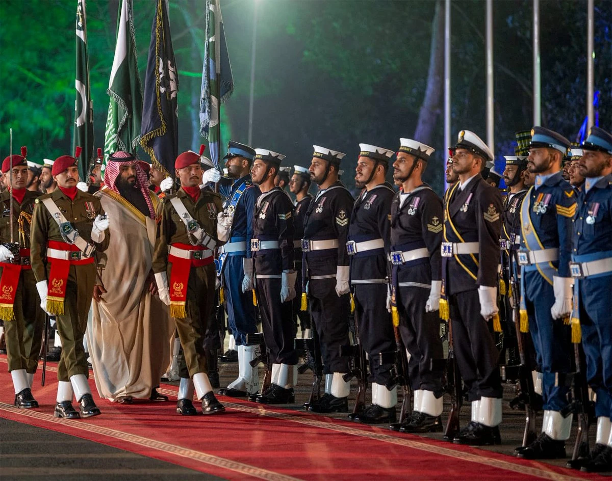 Saudi Crown Prince Mohammed bin Salman in Pakistan